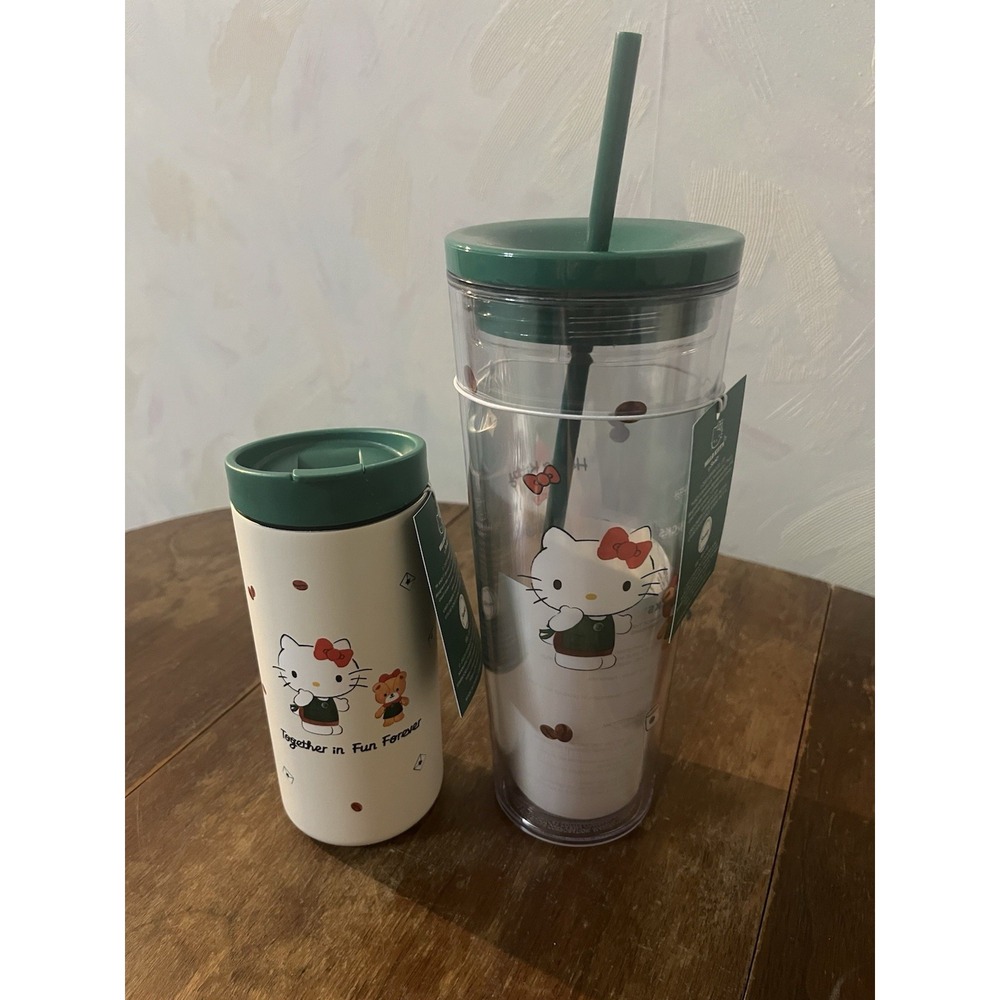 SOLD- waiting to delete! Hello Kitty x Starbucks 2025 Ltd Ed Set Bundle